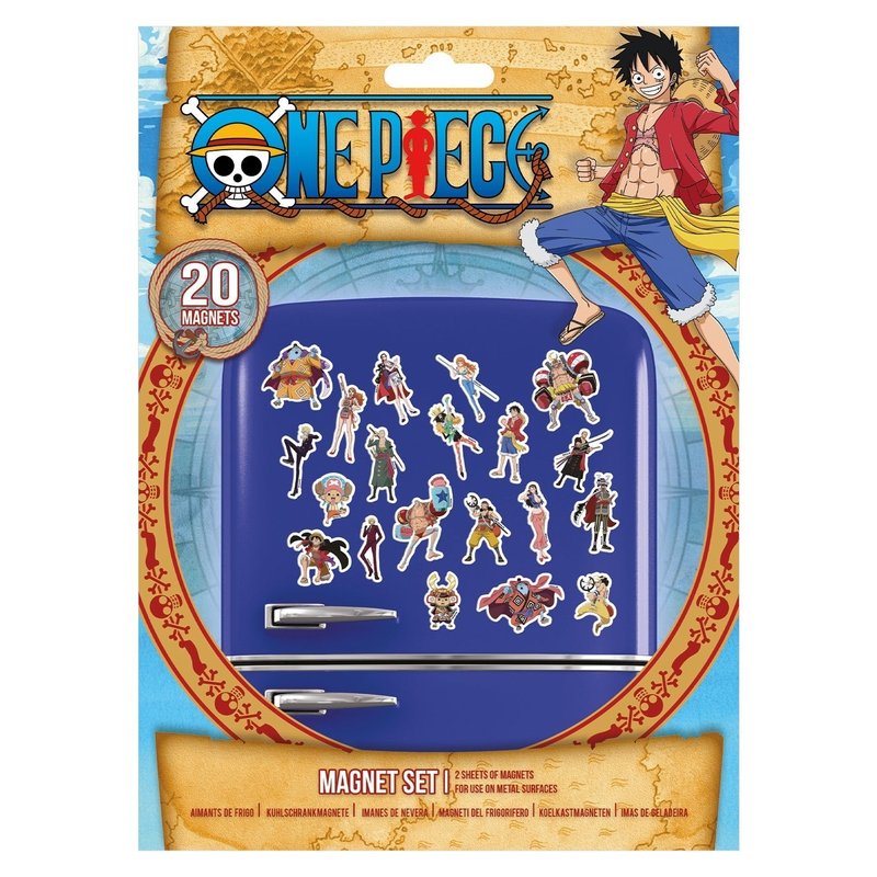 【ONE PIECE】英國進口磁鐵組 - 磁鐵 - 其他材質 多色