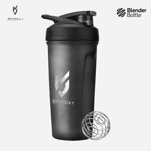 MotionJet Collection 臺灣機能品製造所 MJC & Blender Bottle 不鏽鋼聯名水壺 24 oz -鋼鐵灰 (MJC獨家)