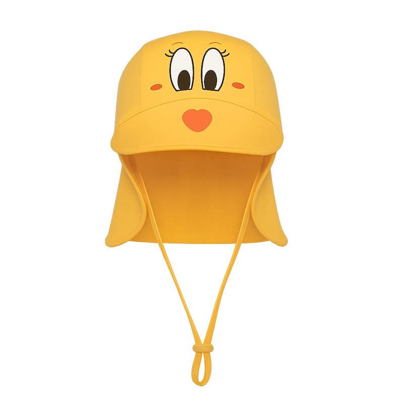 Peep Peep Sun Protection Swim Hat - 嬰兒/兒童泳衣 - 聚酯纖維 黃色