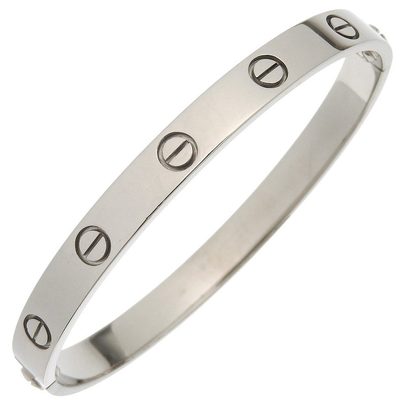 【日本直送】カルティエ CARTIER ラブブレス 旧型 ブレスレット K18WG 約32.7g レディース【中古】 - 手鍊/手環 - 貴金屬 銀色