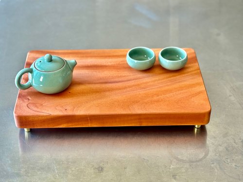 小兵木工 桃花心木原木茶臺砧板