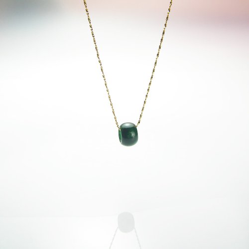 翡翠ビーズ　高級ネックレス　14K 14Kゴールドネックレス 天然翡翠 ビーズ ネックレス 羅通 翡翠