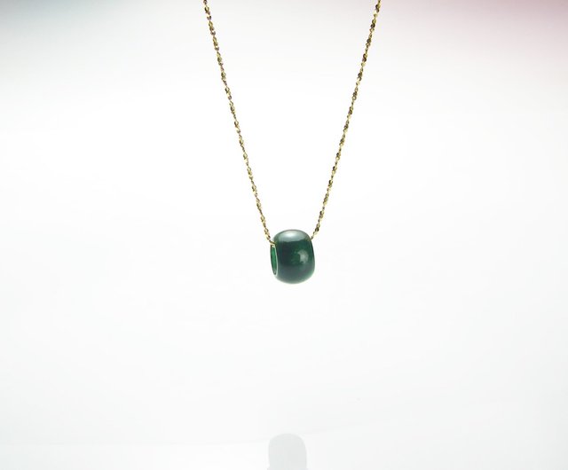 翡翠ビーズ　高級ネックレス　14K fit=scale-down,w=1200