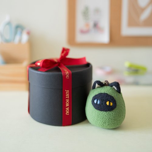 カスタムメイドの手作り猫ぬいぐるみキーホルダー - ショップ