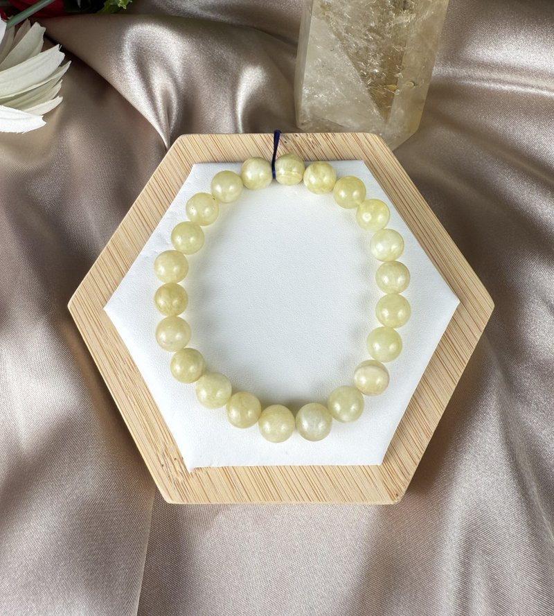 綠柱石 水晶手鍊 提升智慧勇氣 自信心 能量 禮物 送禮 療癒 - 手鍊/手環 - 水晶 綠色