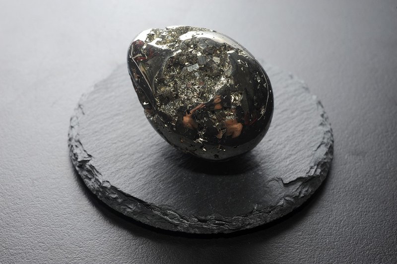 黃鐵礦金雞蛋原礦 水晶 靈修 招財 破煞 防小人2 - 擺飾/家飾品 - 貴金屬 