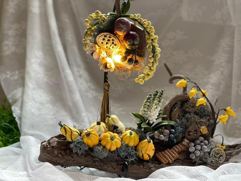 Flower and fruit home store decoration gifts - Dried Flowers & Bouquets - Clay Brown