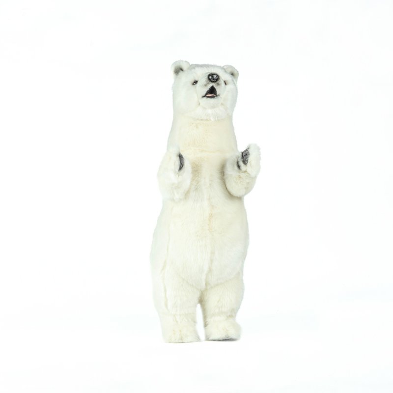 Hansa 8220-polar bear standing 56 cm long - ตุ๊กตา - วัสดุอีโค ขาว