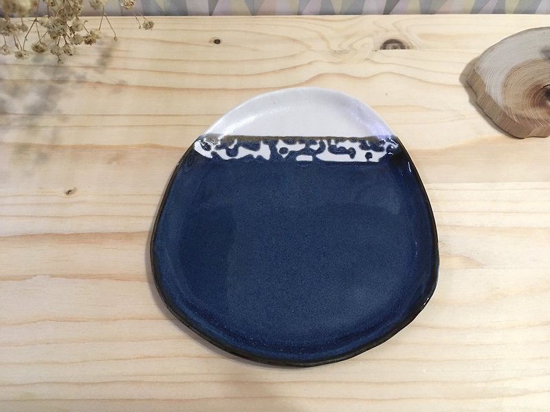 Beach - shallow tray - Small Plates & Saucers - Pottery Blue