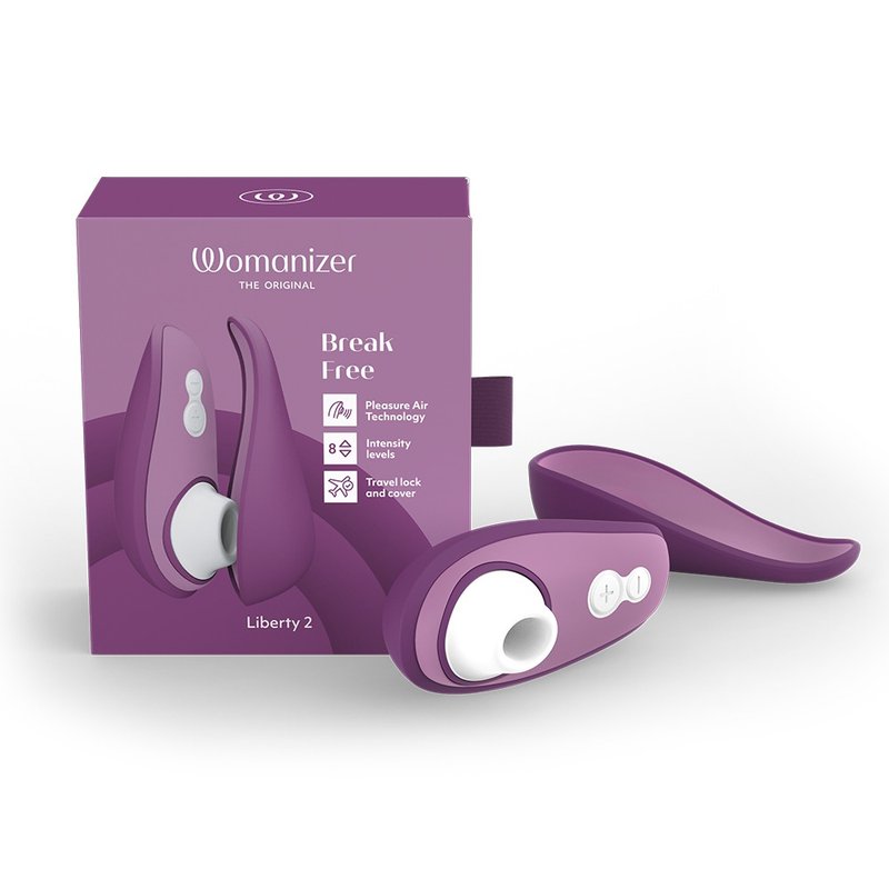 德國Womanizer Liberty 2吸吮愉悅器 (紫) - 情趣用品 - 其他材質 