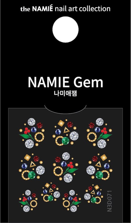 the NAMIE 【聖誕節】【專業用】NAMIE Gem 美甲裝飾藝術貼紙 3D 071