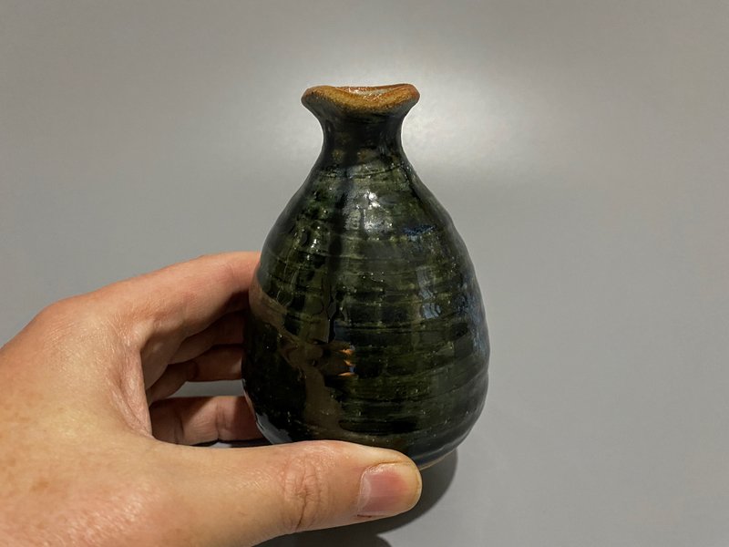 Sake Tokkuri - 花瓶/花器 - 陶 