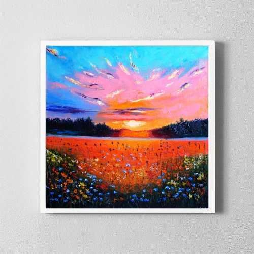 油絵 絵画 【野花の風景】 油絵 絵画 【野花の風景】 絵画 HR 通販 16639263｜Creema