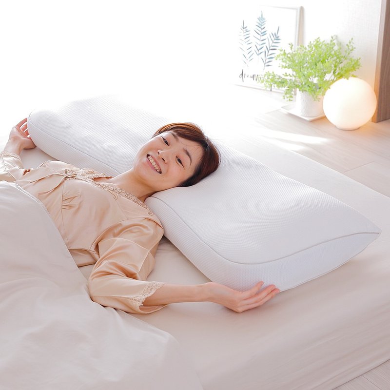 日本王樣のWide&Long 極夢枕 (長寬加倍款) - 枕頭/抱枕 - 其他材質 白色