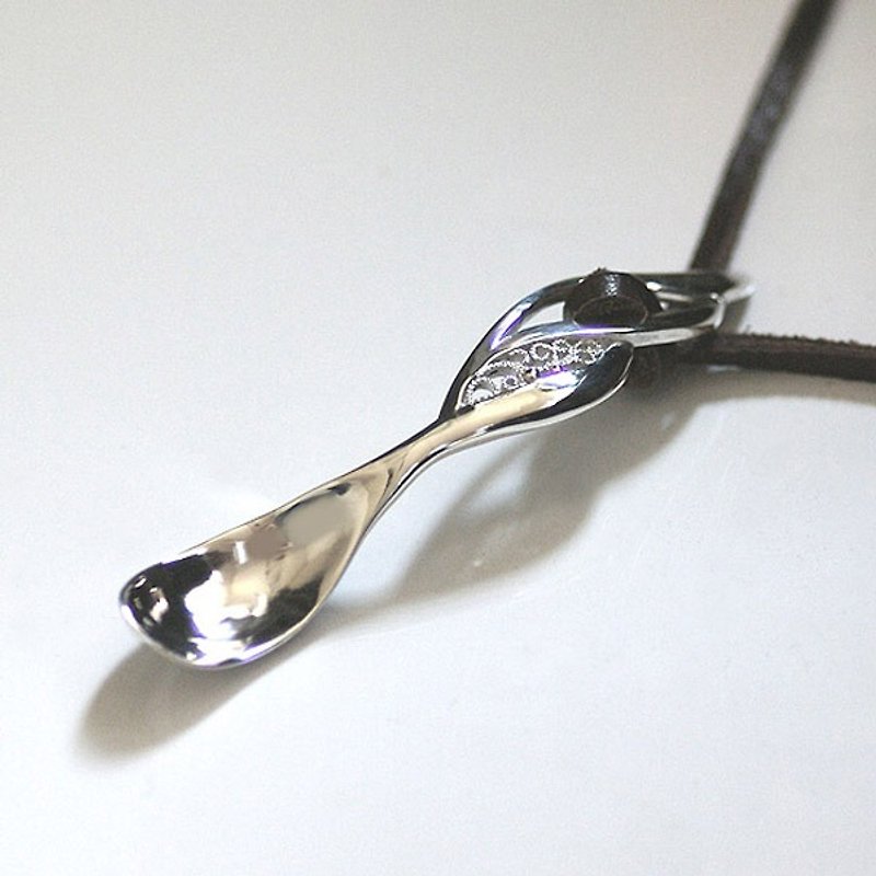 Baby spoon pendant Baby spoon [Free shipping] [Birth gift] Silver spoon Silver spoon Baby gift - Baby Gift Sets - Other Metals Silver