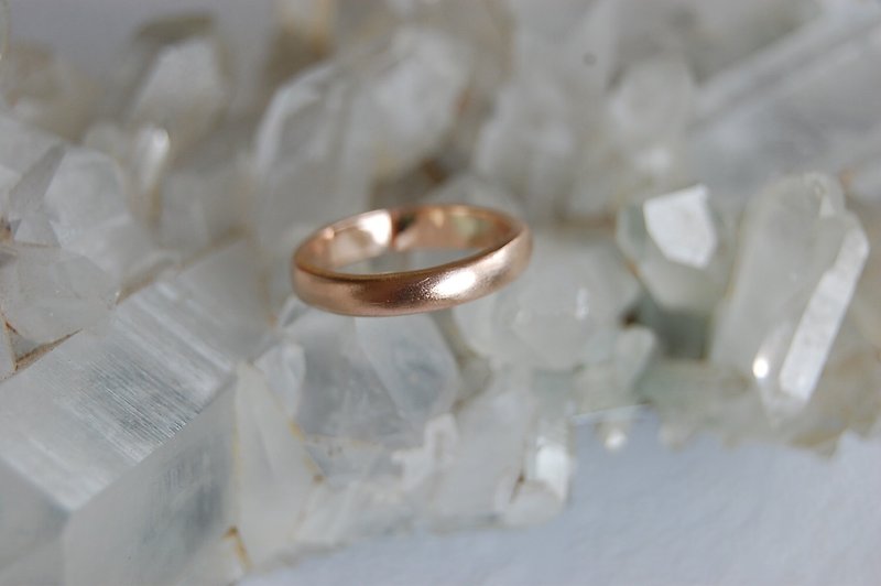 9k Solid Rose Gold Wedding Ring, Men's ring, Men's wedding ring, rose gold - General Rings - Rose Gold Gold