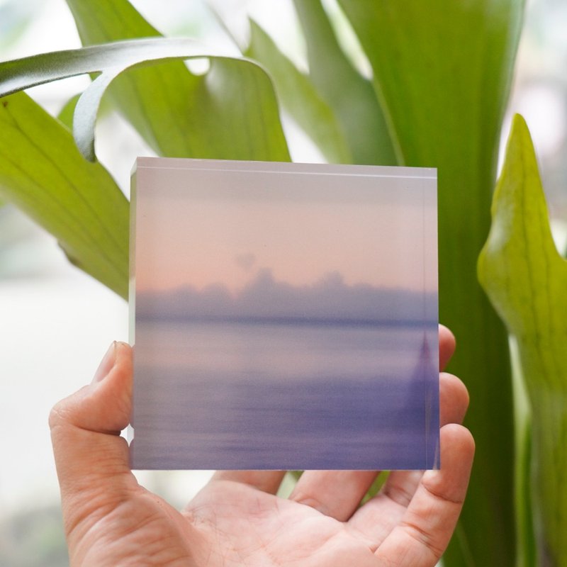 [Healing Seascape SeeSea / Voice of the Heart]-Crystal Photos/Crystal Glass/Qixi Festival - โคมไฟ - ไม้ หลากหลายสี