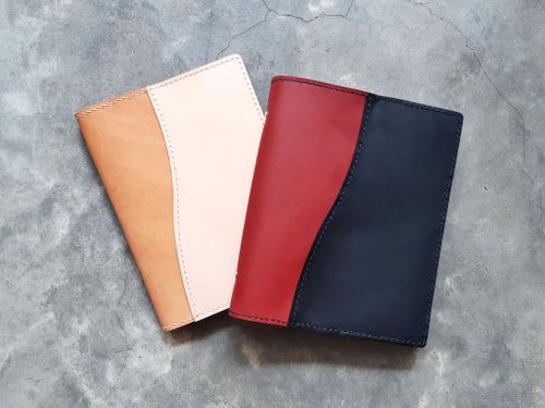 港產皮革｜Leatherism Handmade Products 雙色書套 好好縫 皮革材料包 手工包 筆記本 書衣 開學 DIY 植鞣