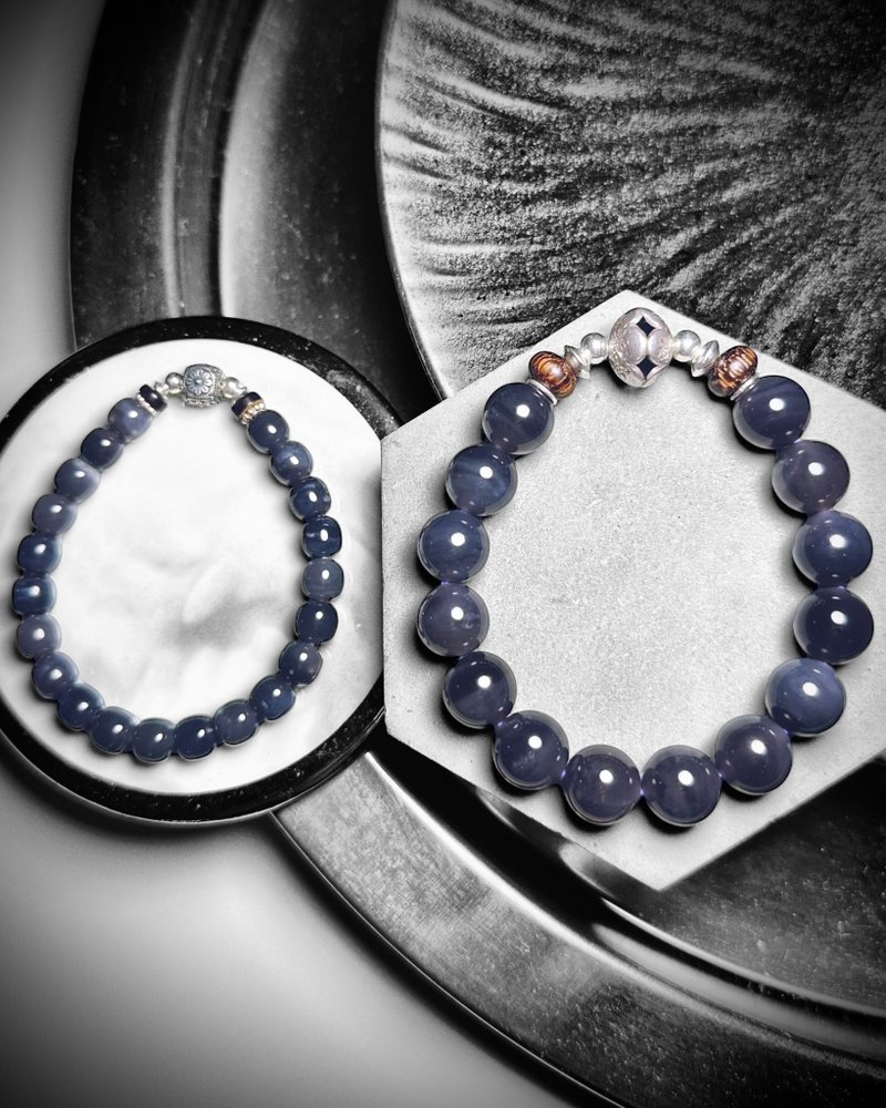 和田煙紫 銀製手串 - 手鍊/手環 - 玉石 