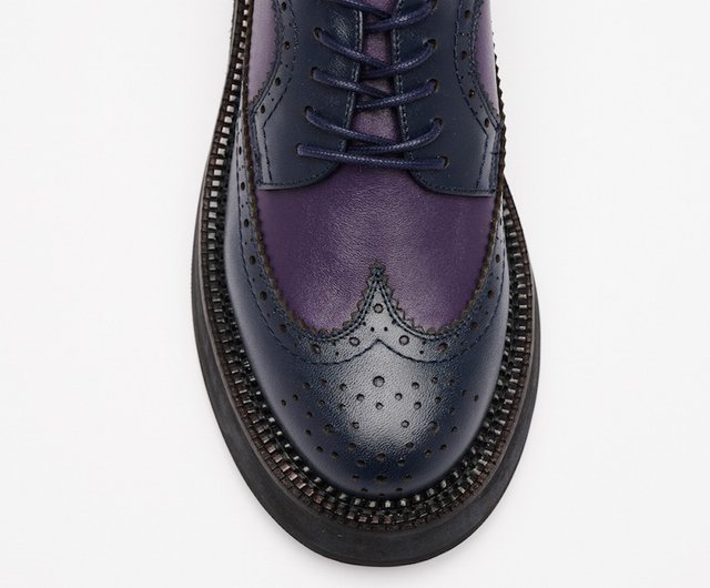 Wingtip sale platform shoes