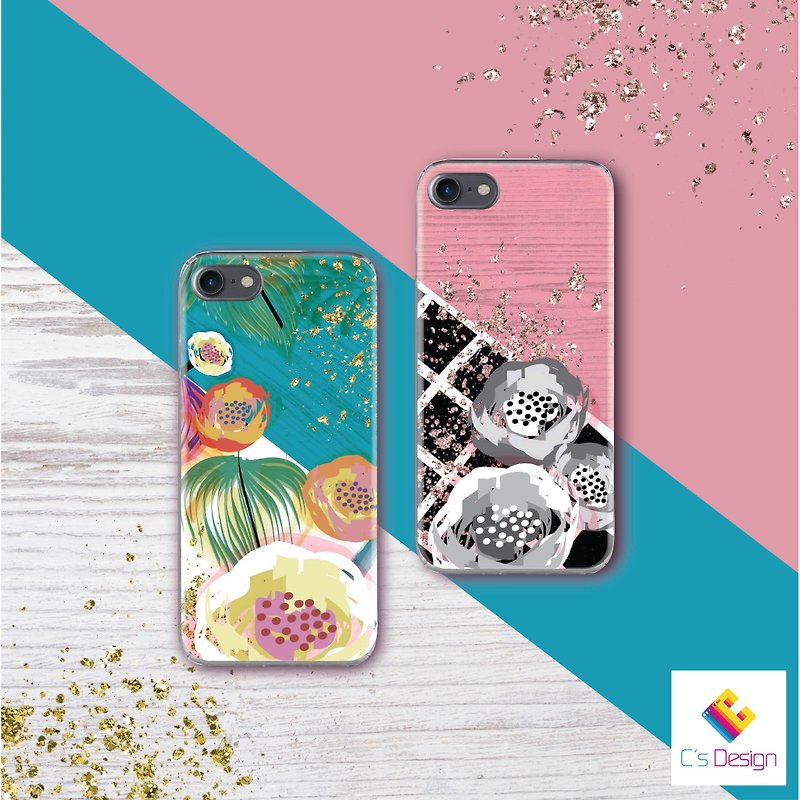 Flashing Summer Forest - iPhone X 8 7 6s Plus 5s Samsung S7 S8 S9 Mobile Shell - Phone Cases - Plastic 