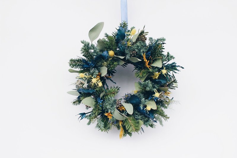 Xmas Wreath!【海神-Poseidon】乾燥花 花圈 佈置 聖誕節 開幕
