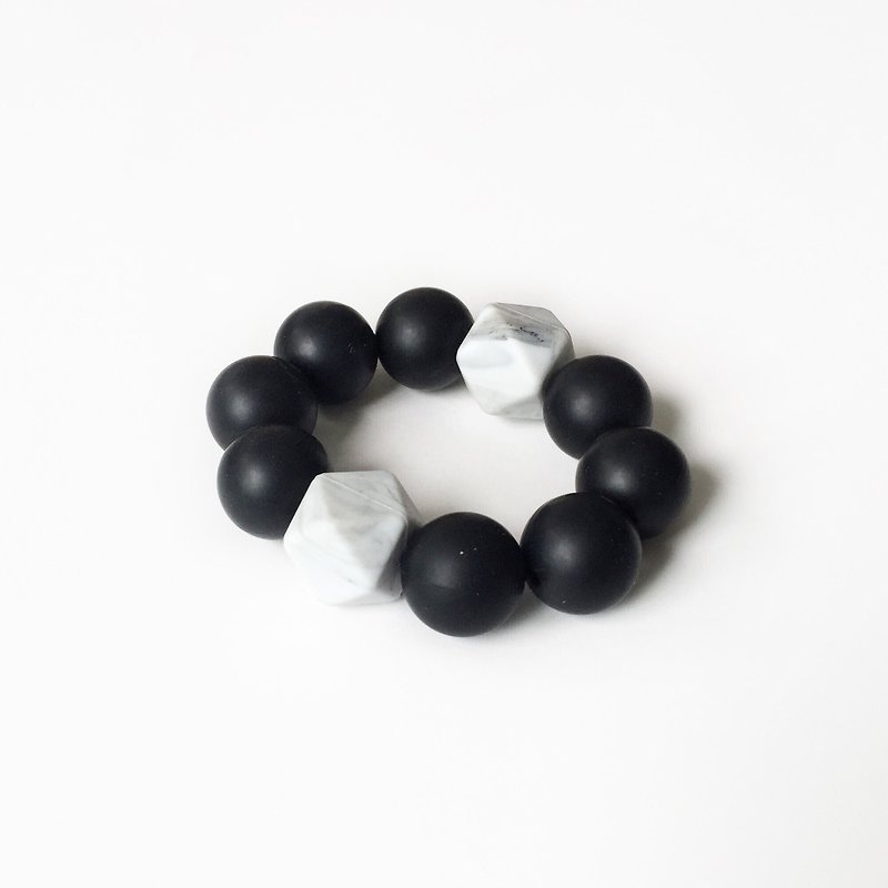 MARBLE TEETHER - BLACK - Other - Other Materials Multicolor