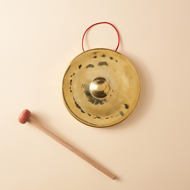 Master craftsmanship golden noodle gong - Other - Other Metals 