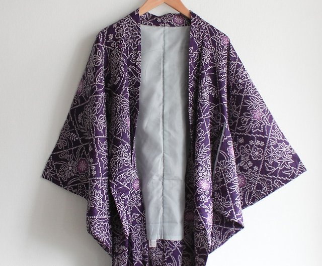 ヴィンテージ 羽織り ジャケット 紫