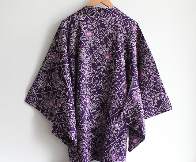 ヴィンテージ 羽織り ジャケット 紫