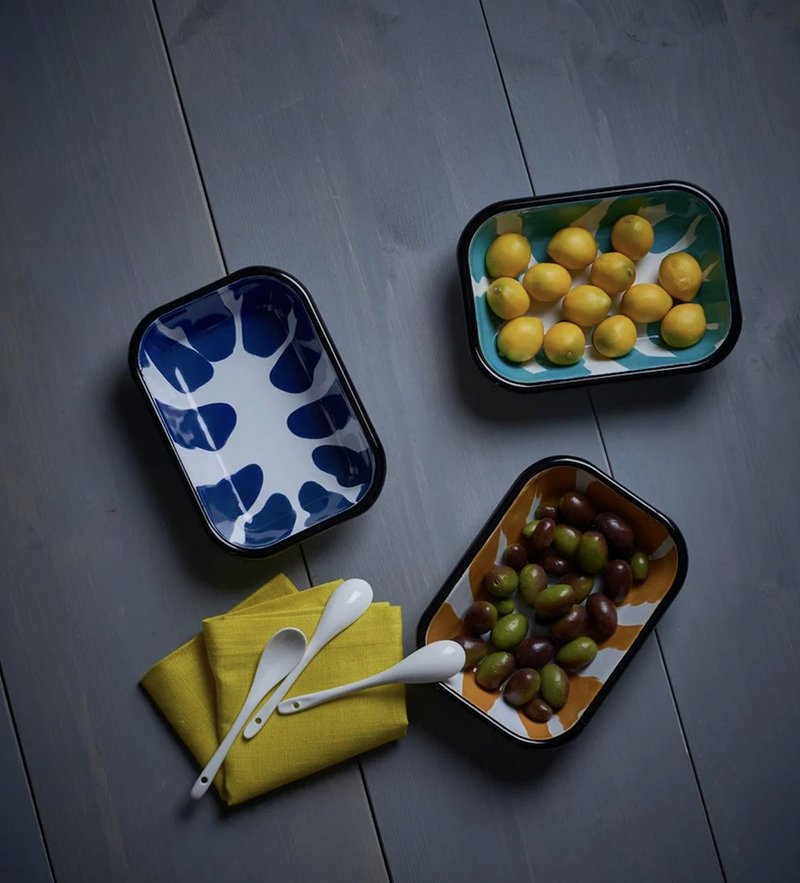 A little color appetizer plate - Plates & Trays - Enamel 