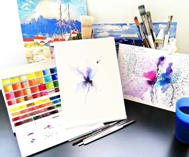 アイリスの(水彩画 2018年 ) アイリスの(水彩画 2018年 ) 美術品・アンティーク・コレクション