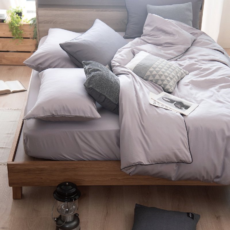 COZY No6 雲灰奶凍 蘭精天絲 Micro Lyocell 超細旦纖維X長絨棉 - 寢具/床單/被鋪 - 環保材質 