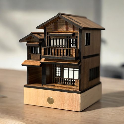 Koazuma 小木屋文創 【海之京都-翼宿一/伊根舟屋】床頭燈/桌面擺件/原創設計/USB
