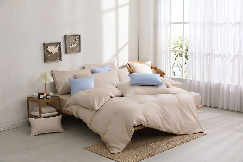 100% Lyocell Tencel-Bed Cover Thin Sheet Set-Egret Bay-Made in Taiwan - Bedding - Eco-Friendly Materials 