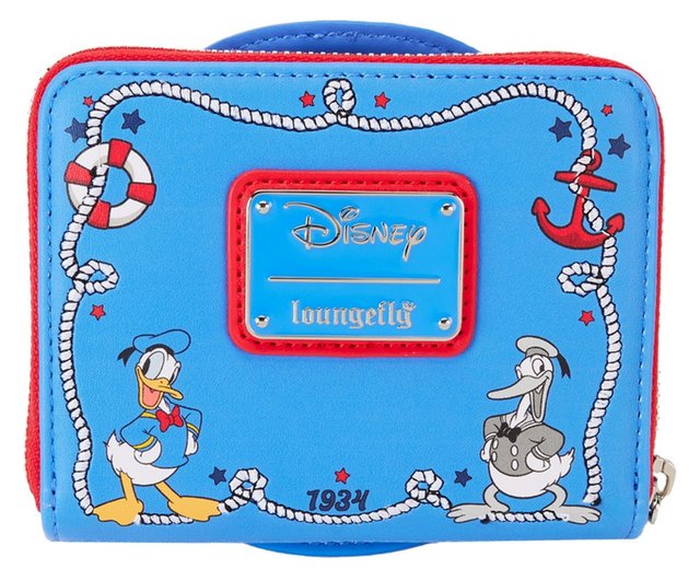 【Loungefly】ドナルドダック 90周年 Quacketter ミニ財布 Loungefly】ドナルドダック 90周年 Quacketter ミニ財布 (LOUNGE