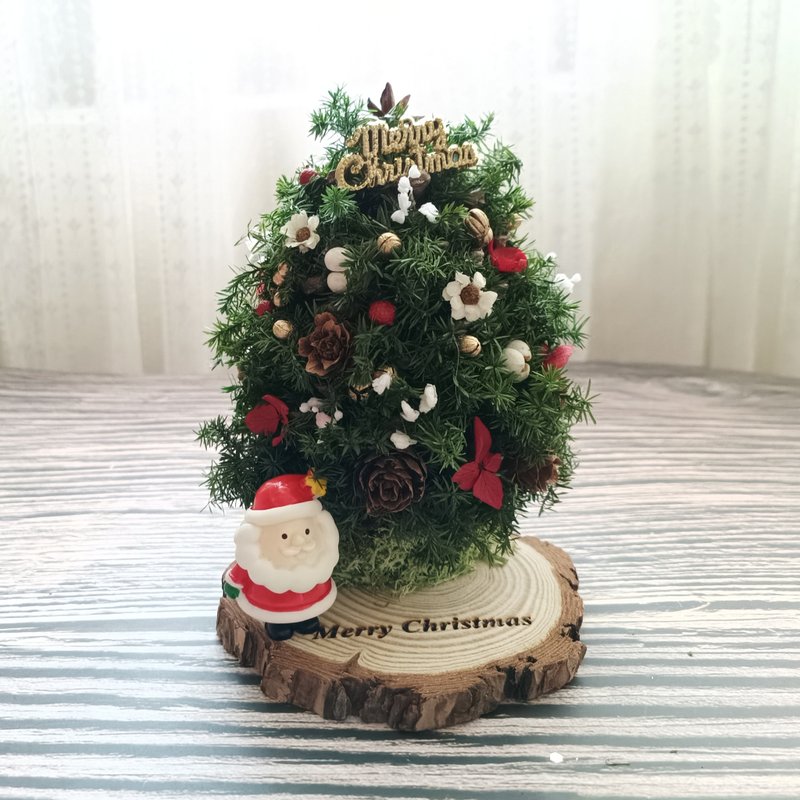 【松果聖誕樹】交換禮物/永生雪松/松果聖誕樹 - 乾花/永生花 - 植物．花 綠色