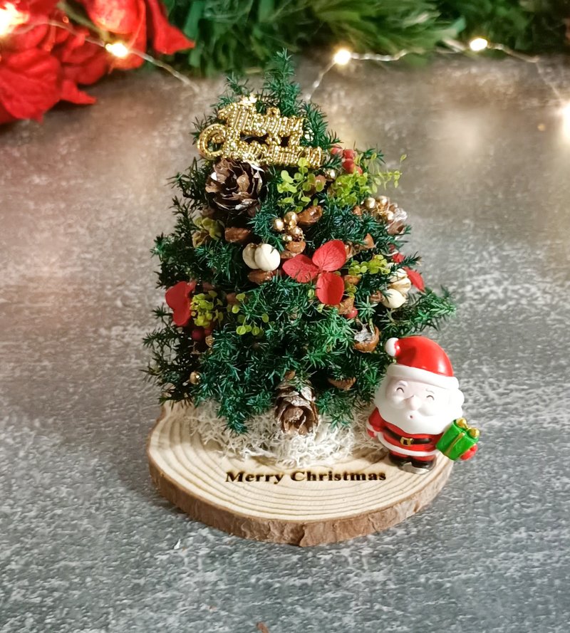 [Pine Cone Christmas Tree] Immortal Cedar/Christmas/Customized - ช่อดอกไม้แห้ง - พืช/ดอกไม้ สีเขียว