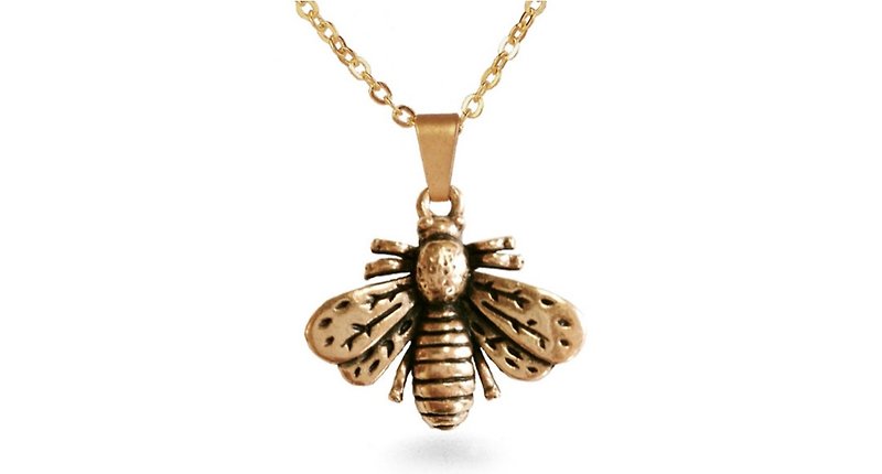Napoleon Bee Necklace - Necklaces - Other Metals Gold