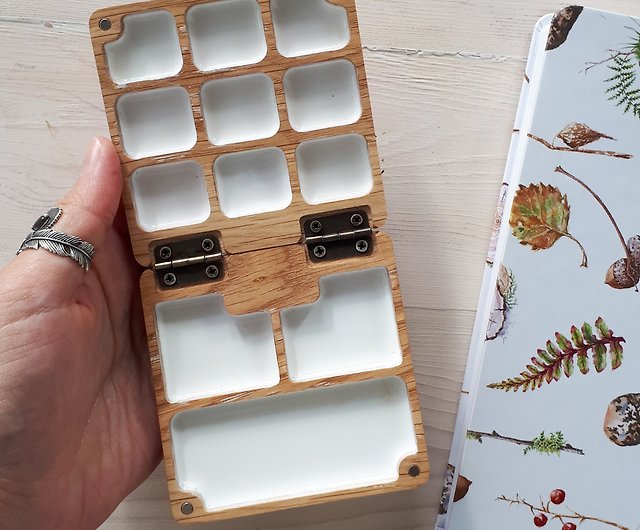 Making a Mini Watercolor Travel Palette out of Scrapwood 