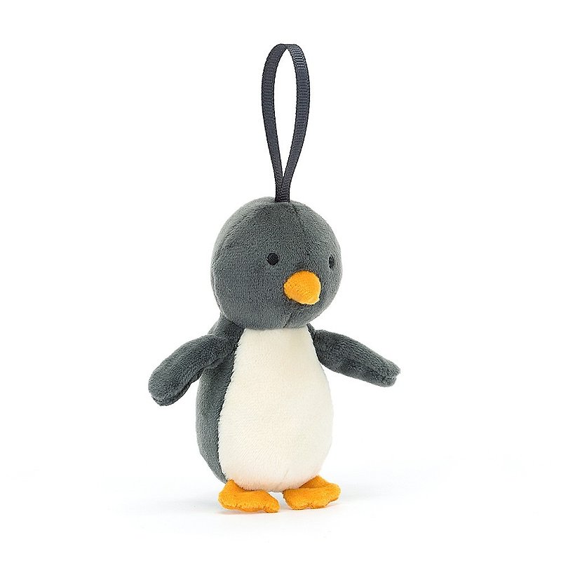 Festive Folly Penguin - พวงกุญแจ - เส้นใยสังเคราะห์ สีเทา