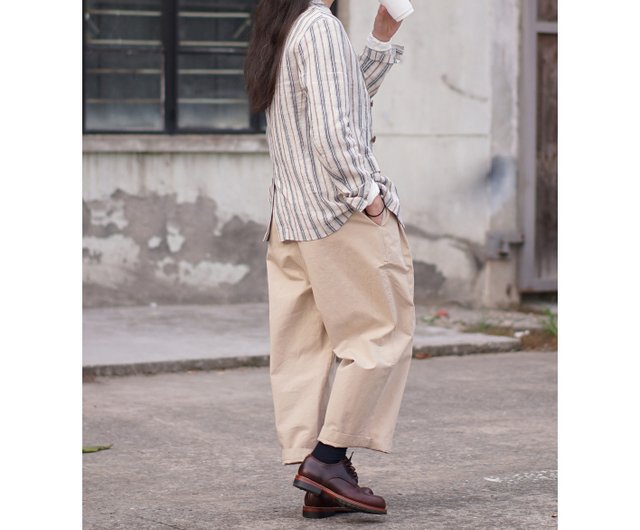 tapered wide leg pants