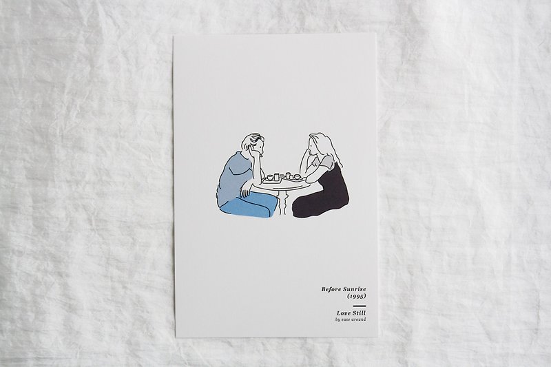 Love Still The Postcard - I'm gonna call my friend in Paris - Cards & Postcards - Paper White