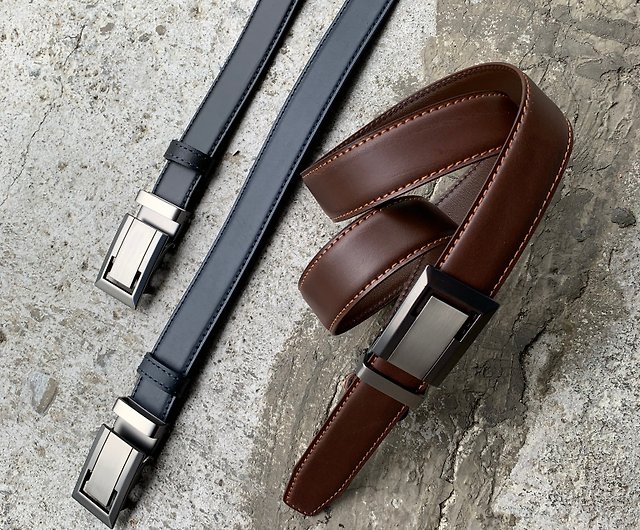 THE ROW 3cm Leather Belt for Men