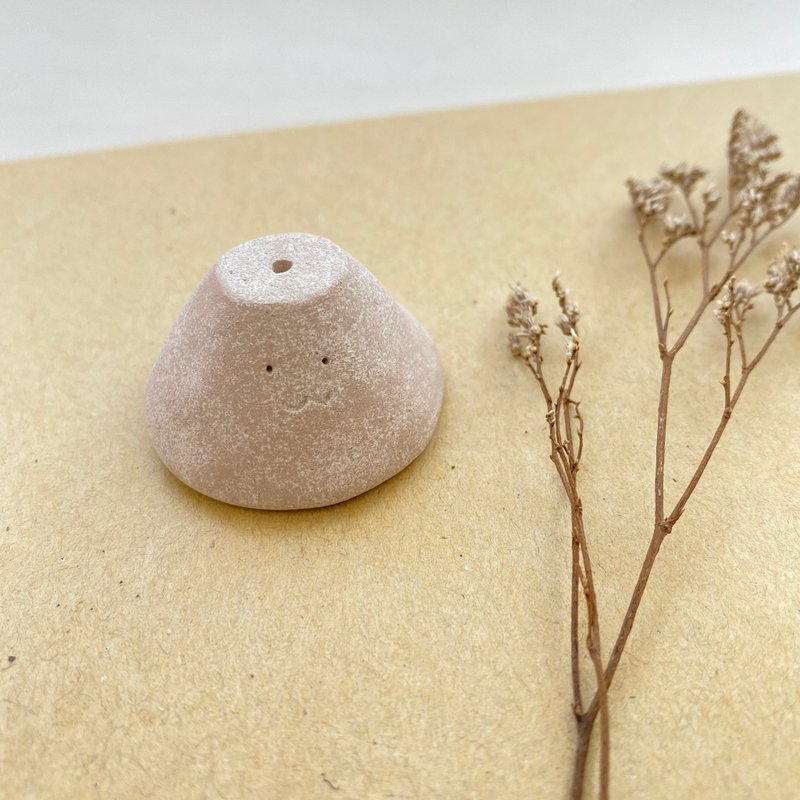 小山 香座 擴香 陶瓷黏土 飾物 - 香氛/精油/擴香 - 黏土 白色