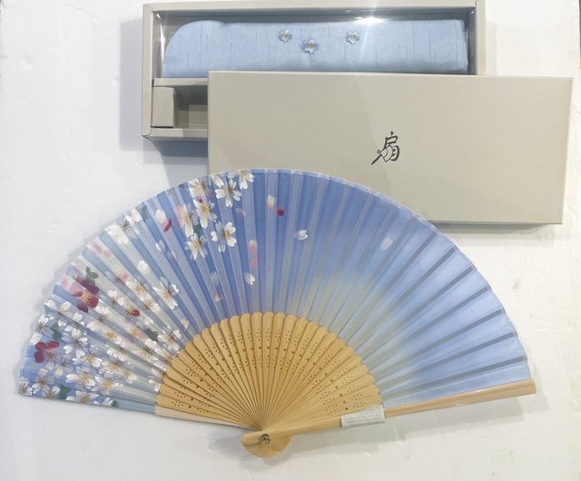 京シルク扇子 シルクさくらシリーズ - ショップ コリコ雑貨屋