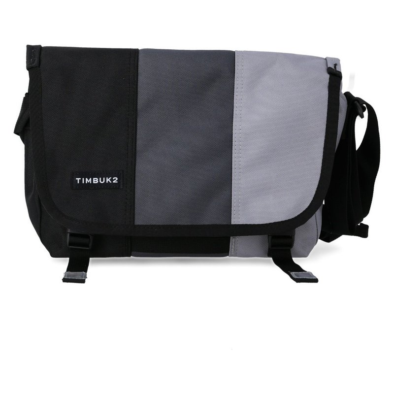 TIMBUK2 CLASSIC MESSENGER ECO Classic Messenger Bag XS/Warrior Gray/Black and Gray Color Matching - กระเป๋าแมสเซนเจอร์ - เส้นใยสังเคราะห์ สีเทา