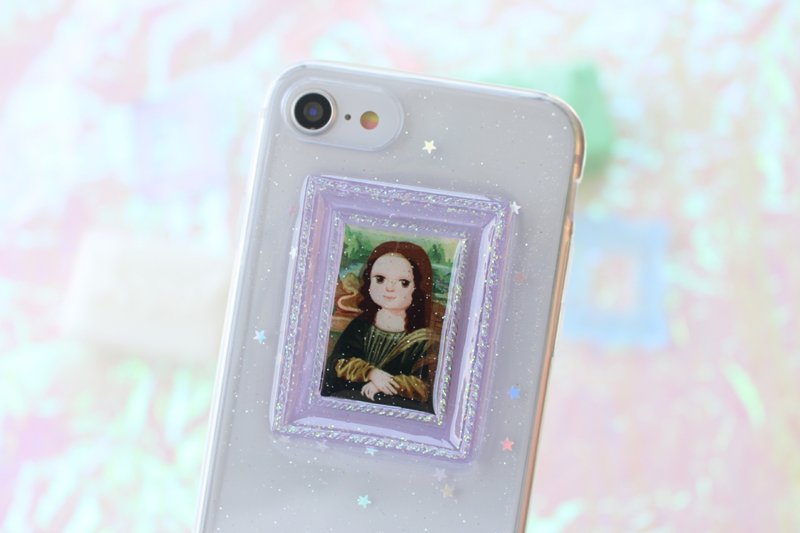 原創設計 惡搞世界名畫iPhone手機殼 蒙娜麗莎Mona Lisa - 手機殼/手機套 - 其他材質 多色