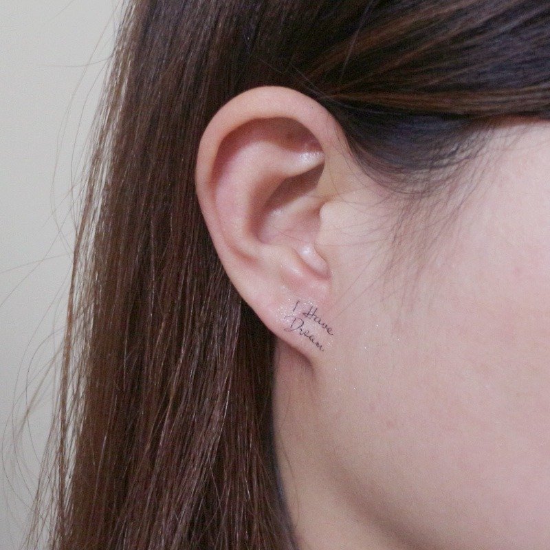 【Fantasy】I have dream! 【False】Earrings/earrings 2.0 - Earrings & Clip-ons - Other Materials Black