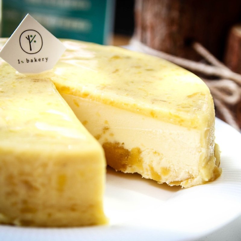 【1%bakery】57號黃金地瓜乳酪蛋糕6吋 - 蛋糕/甜點 - 新鮮食材 黃色